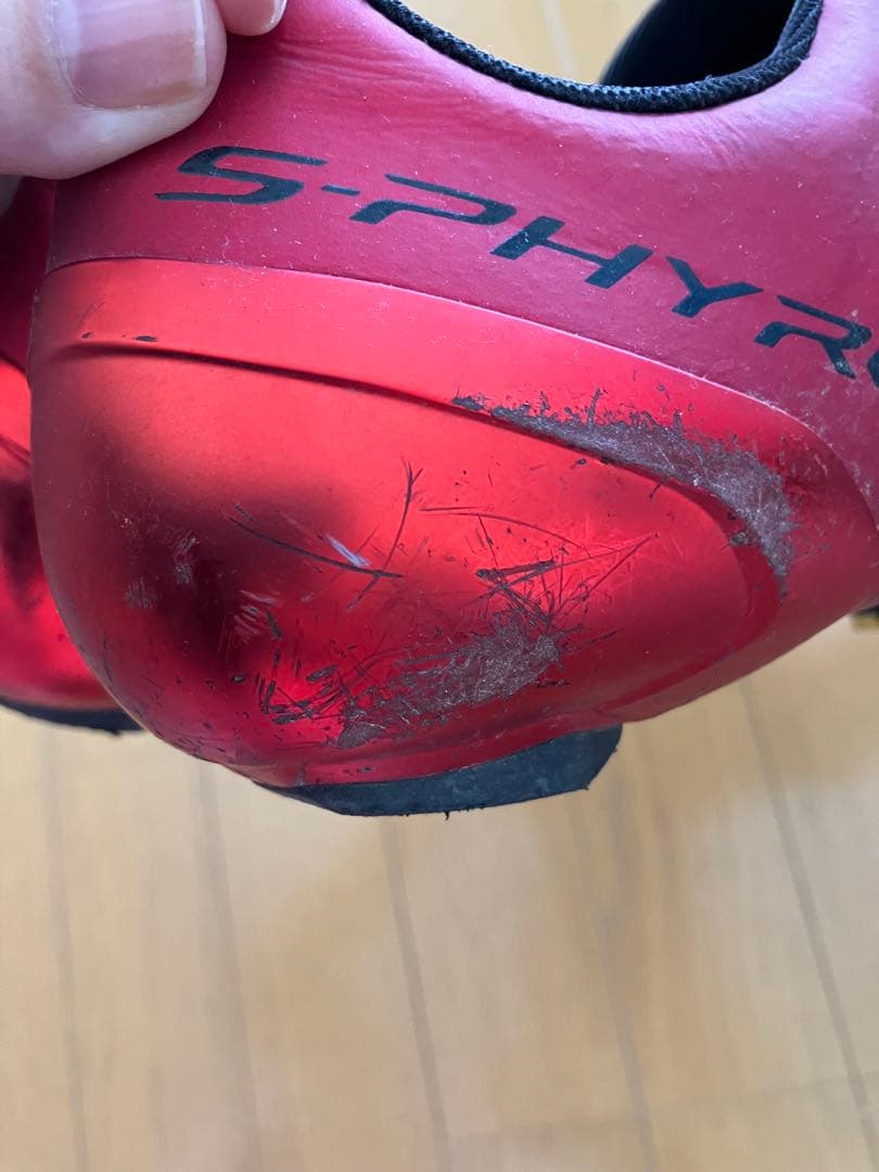 専用です　RC9 シマノ赤ビンディングシューズ