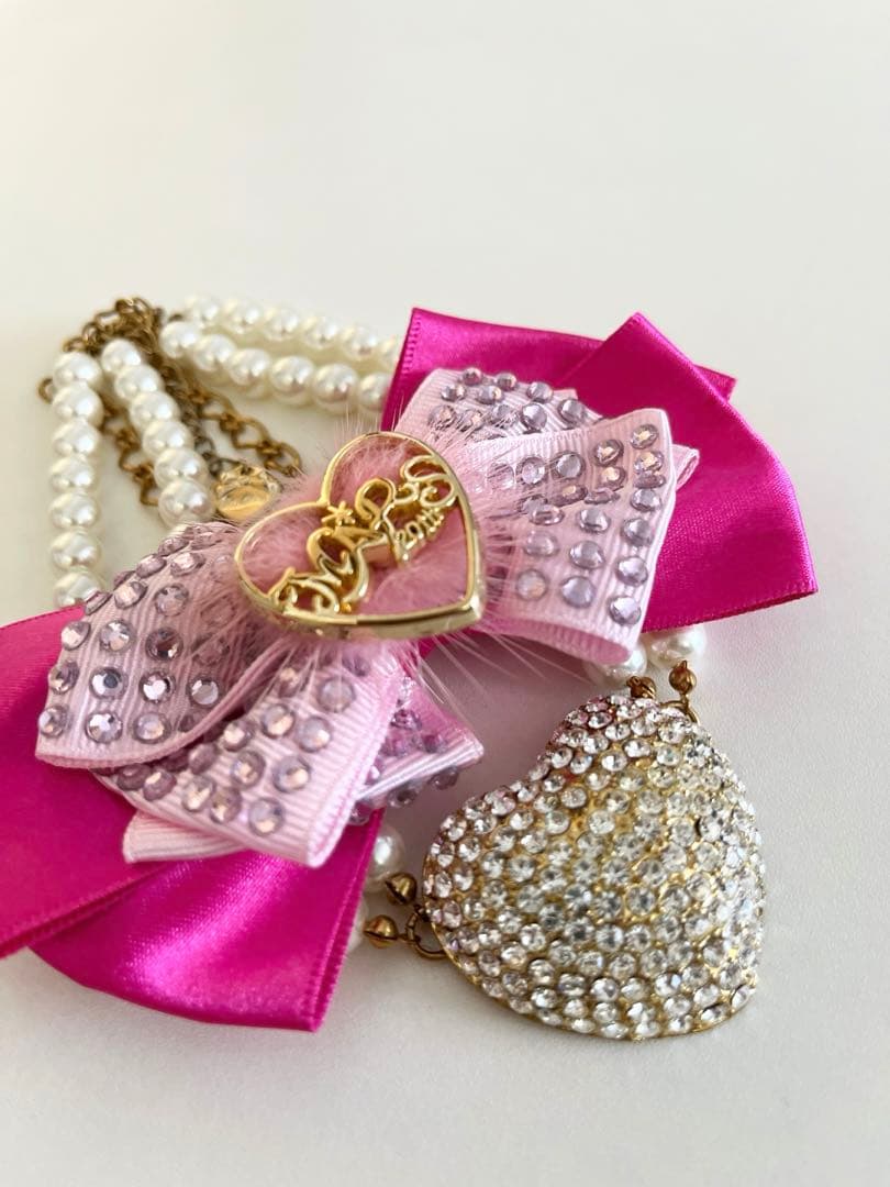 【未使用】MA✽RS マーズ ピンク ミンク ブーツアンクレット　バックチャーム