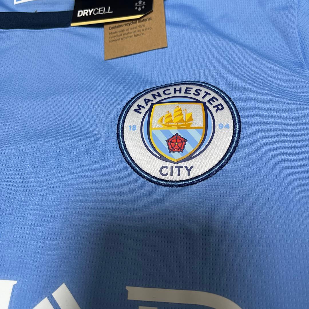 kamo 新品袋入り　マンチェスター・シティ Puma ジャージ ブルー