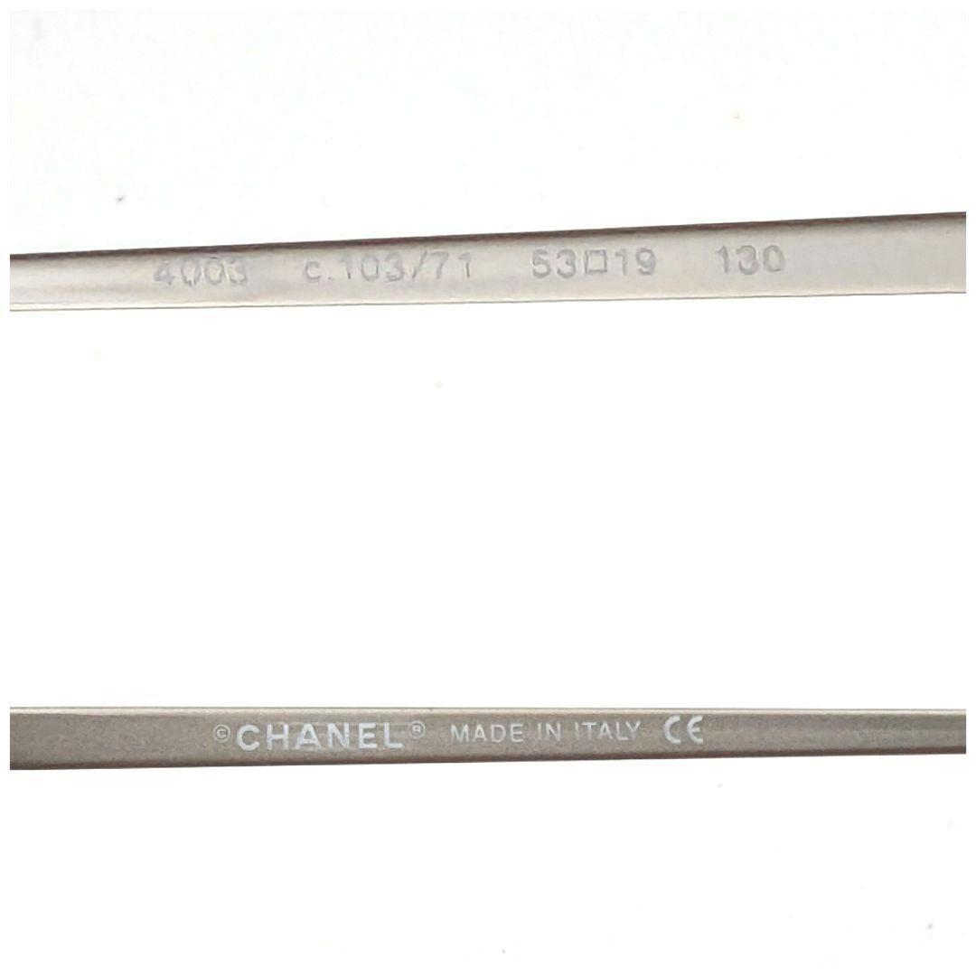 CHANEL シャネル サングラス ココマーク リムレス 4003