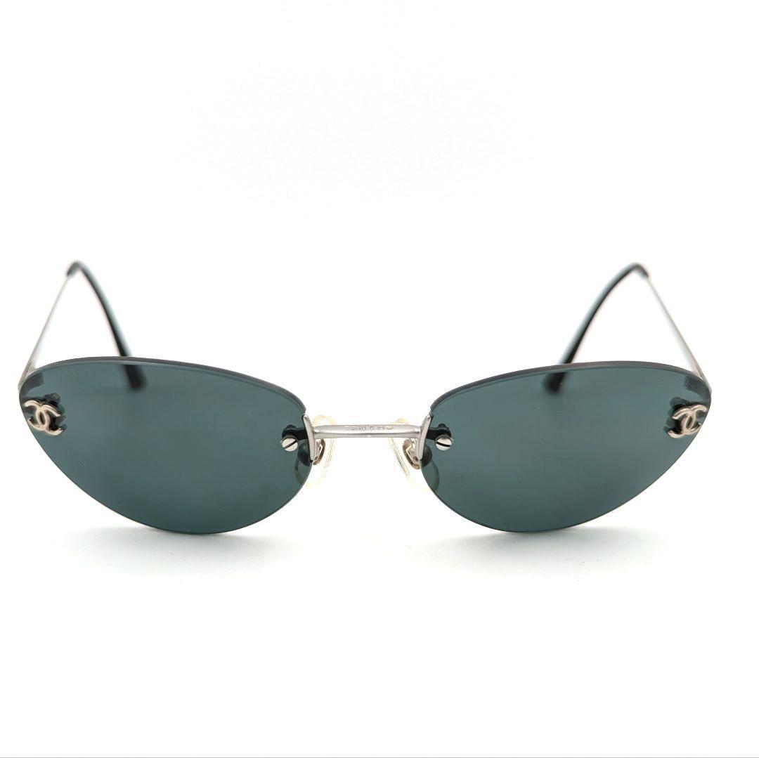 CHANEL シャネル サングラス ココマーク リムレス 4003