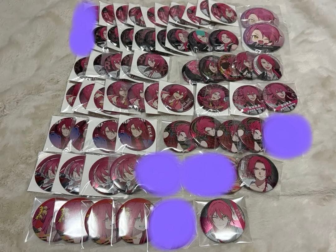 VAZZROCK 名積ルカ　缶バッジ