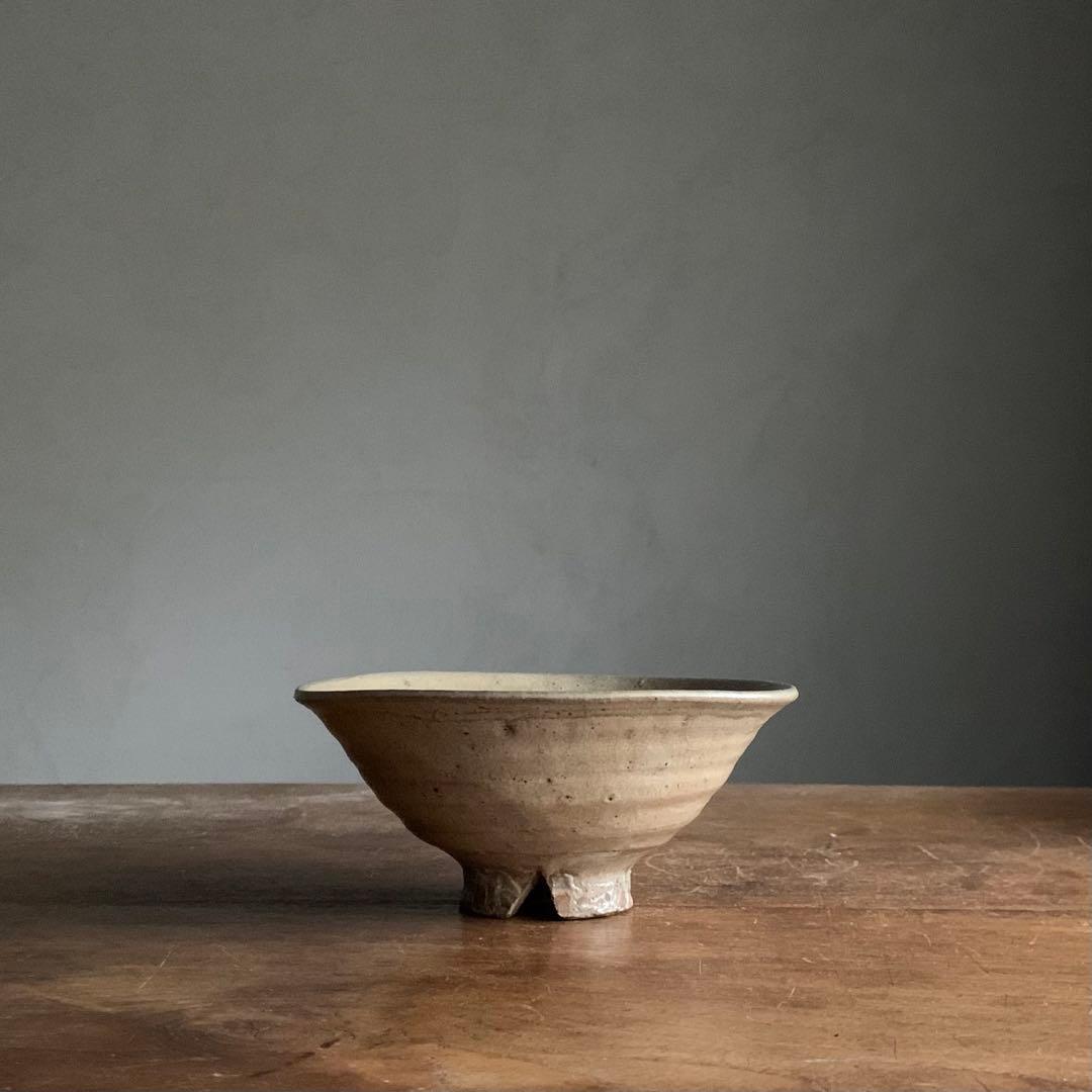 古萩 茶碗 江戸時代 茶道具 古道具 古美術 アンティーク 萩焼