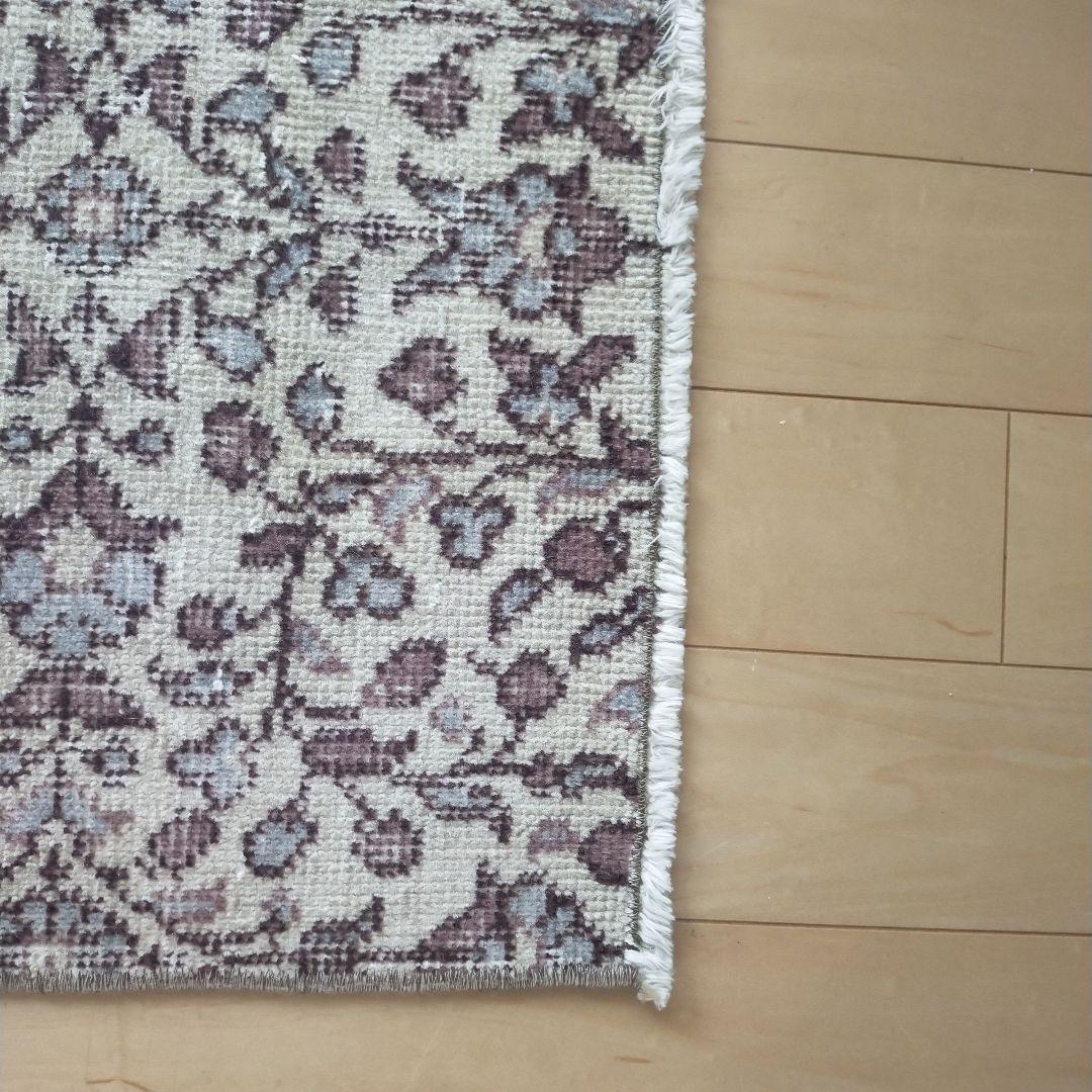 美品●114×188 　トルコ　ヴィンテージラグ