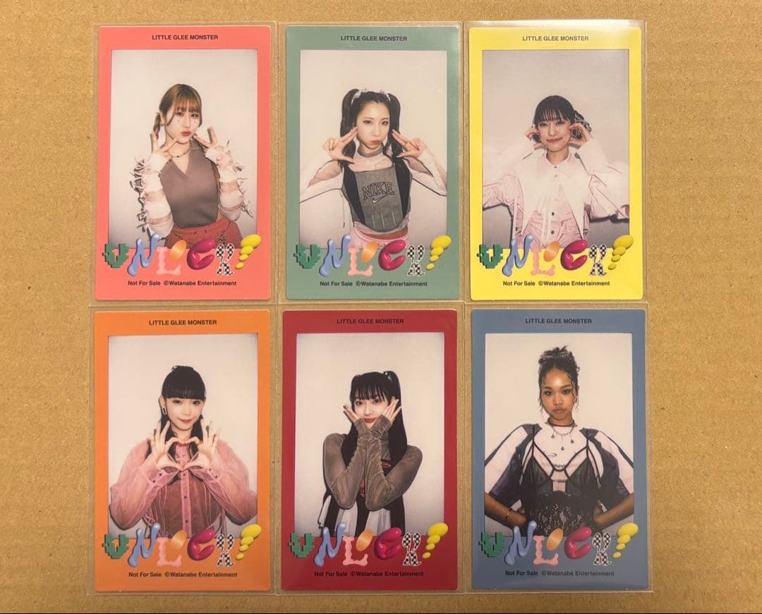 Little Glee Monster リトグリ チェキ風ステッカー