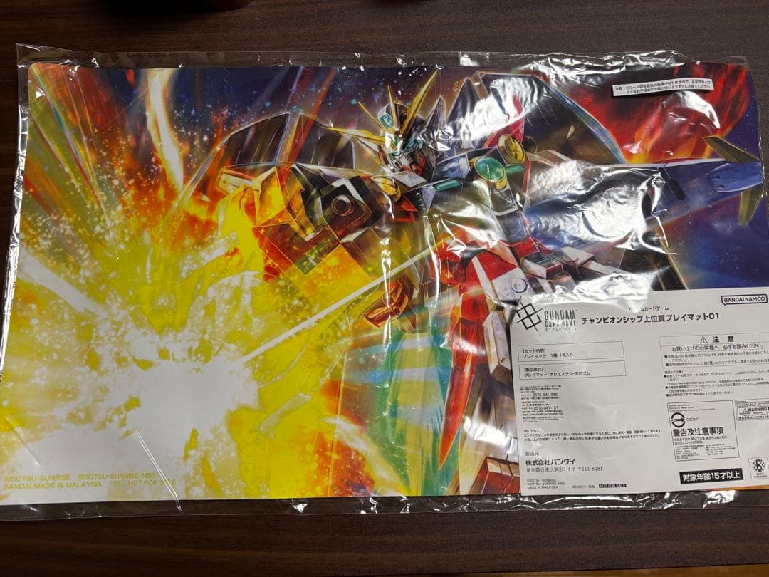 ガンダムカードゲーム エリア予選 ベスト4プレイマット ウイングガンダムゼロ