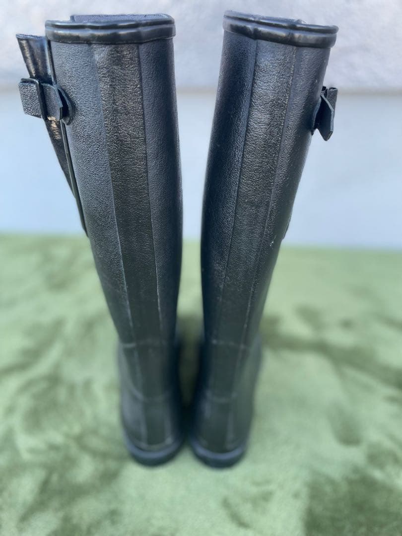 ほぼ未使用　レディース　レイン　ラバーブーツLE CHAMEAU ３7