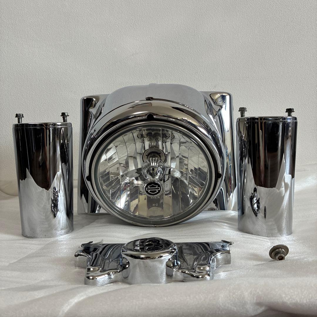 ハーレー　ヘッドライトナセル&スライダーカバー