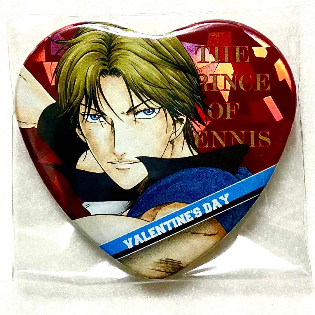 新テニスの王子様 テニプリ 跡部景吾 ホログラム ハート 缶バッジ バレンタイン