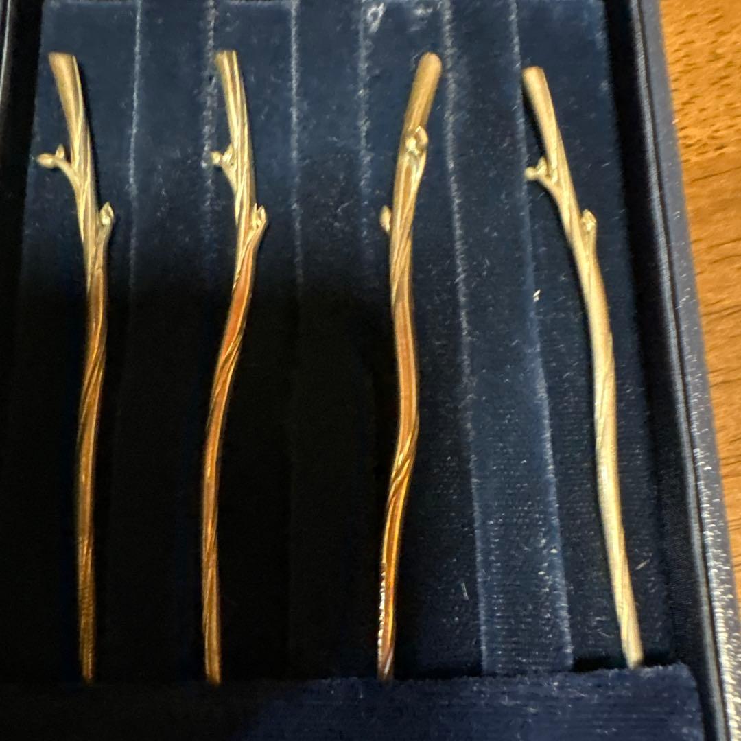 箱付 ティファニー ブランチトゥース フルーツピック 爪楊枝 銀食器 シルバー