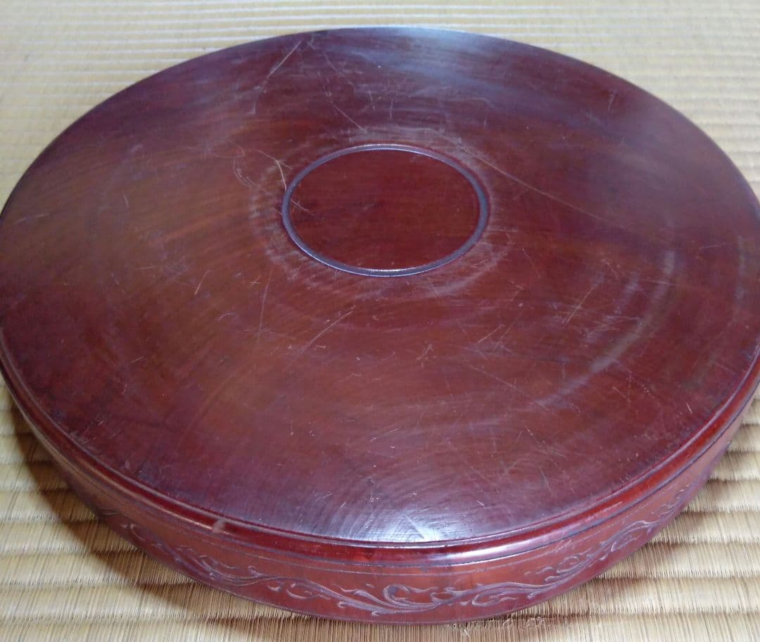 アンティーク　御茶櫃　ちゃびつ　木製　茶器入れ　茶道具