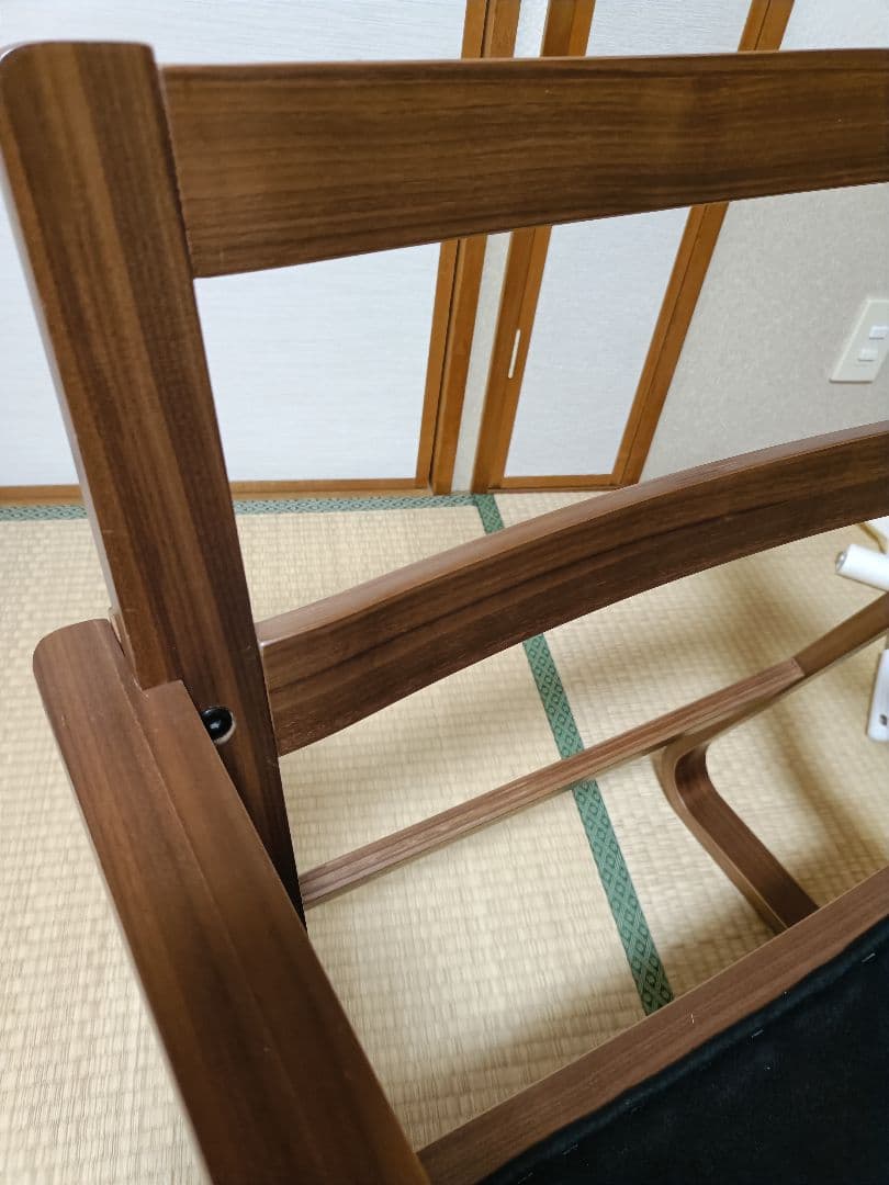 無印良品 リビングでもダイニングでもつかえるソファチェア ウォールナット