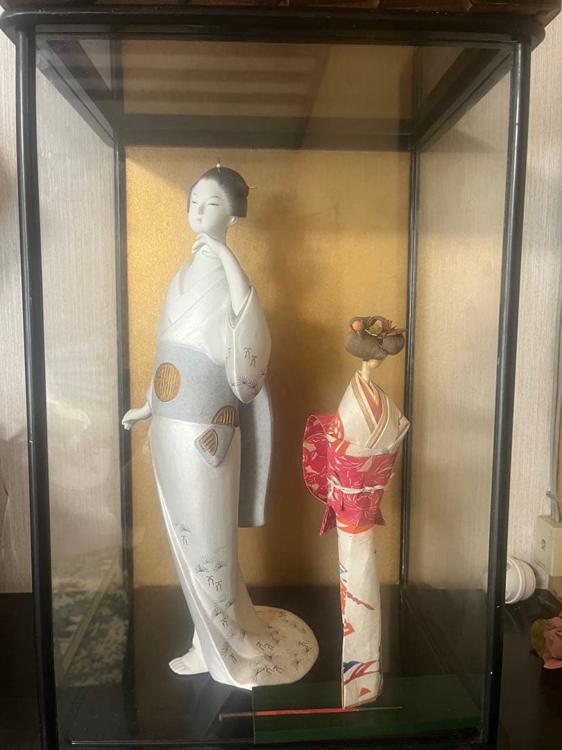 日本人形 陶器製 着物