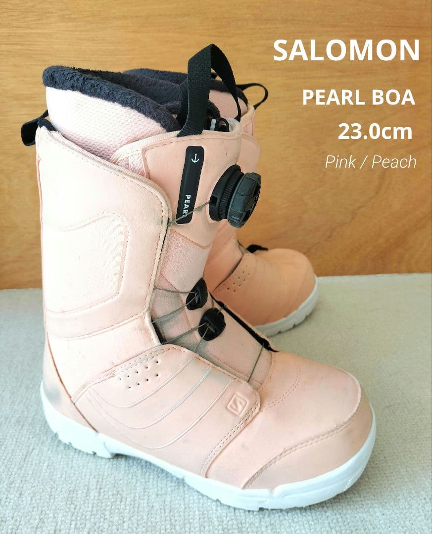 SALOMON サロモン PEARL BOA パールボア 23cm ピンク