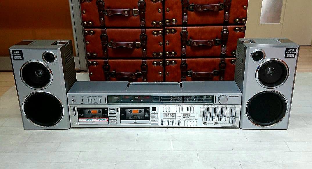 ✨貴重な大型ラジカセ TOSHIBA MacKenzie RT-S98　レトロ