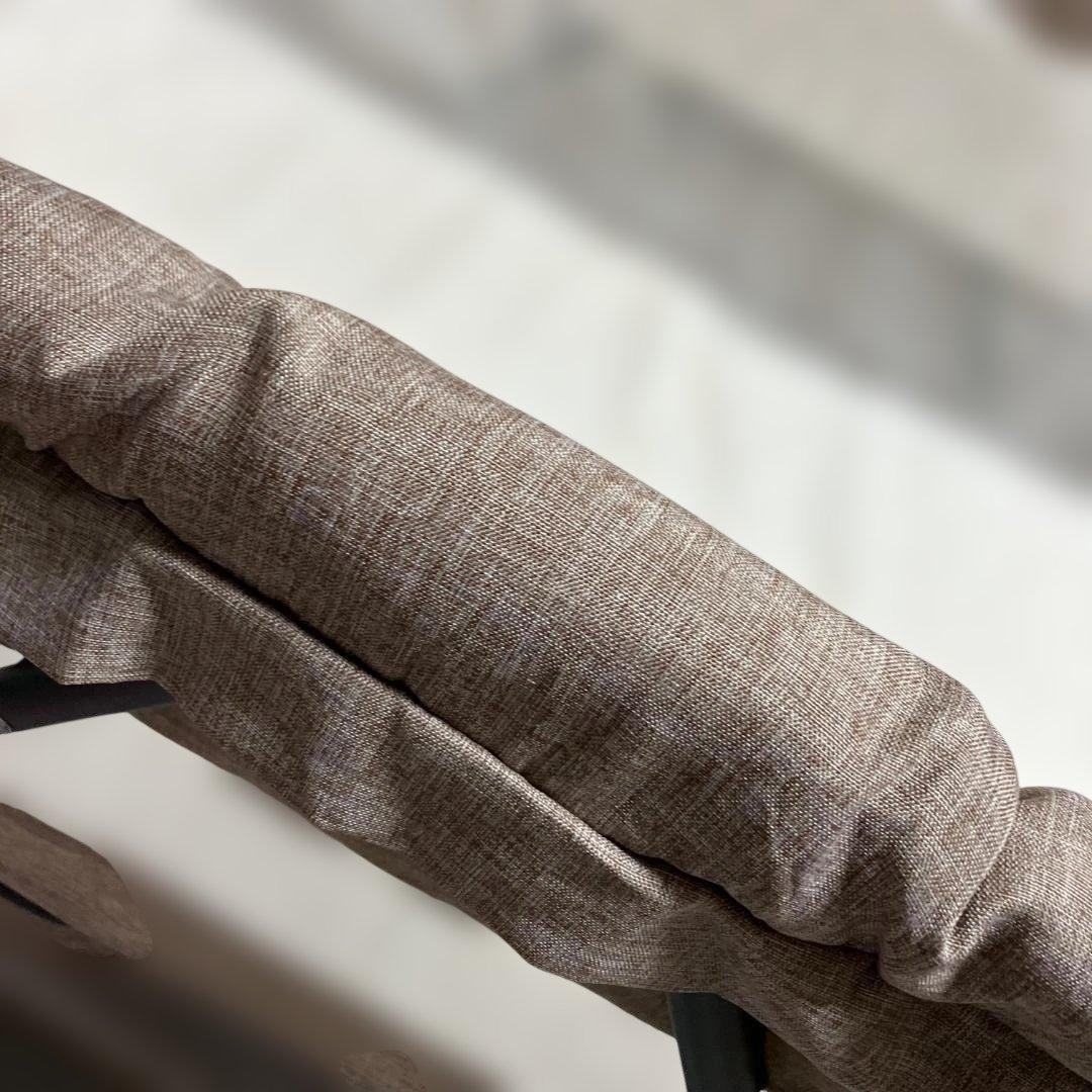 ベビーベッド 折りたたみ式　キャスター付き　メッシュカバー付き　リクライニング