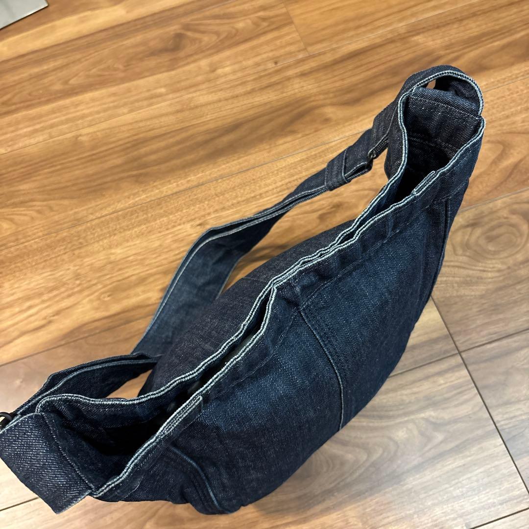 【美品】PORTER ポーター デニムキャンパス ショルダーバッグ リーバイス