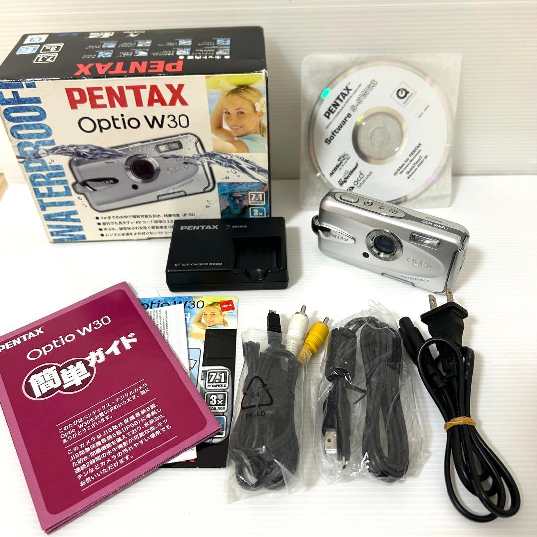 PENTAX Optio W30 コンパクトデジタルカメラ 箱・付属品付き