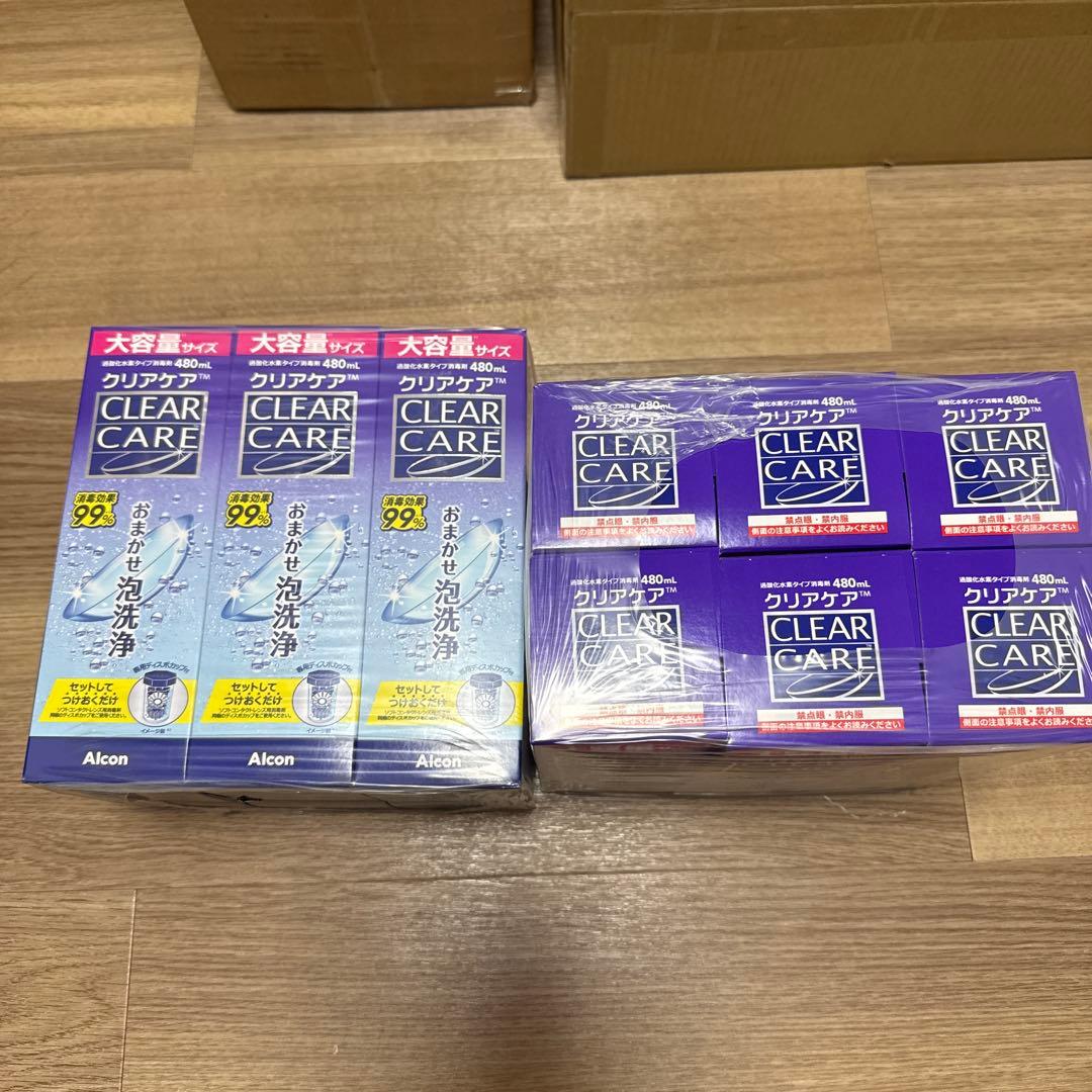 CLEAR CARE コンタクトレンズ洗浄液 480ml×12本