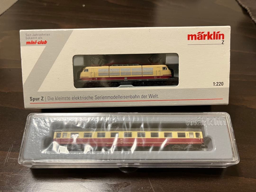 märklin Zゲージ 電気機関車 BR103、Eurofima客車セット
