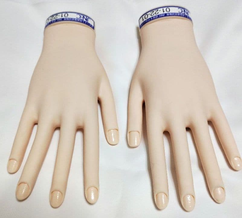 JNEC認定モデルハンド 骨折なし ST モデルハンド 両手 ネイリスト技能検定