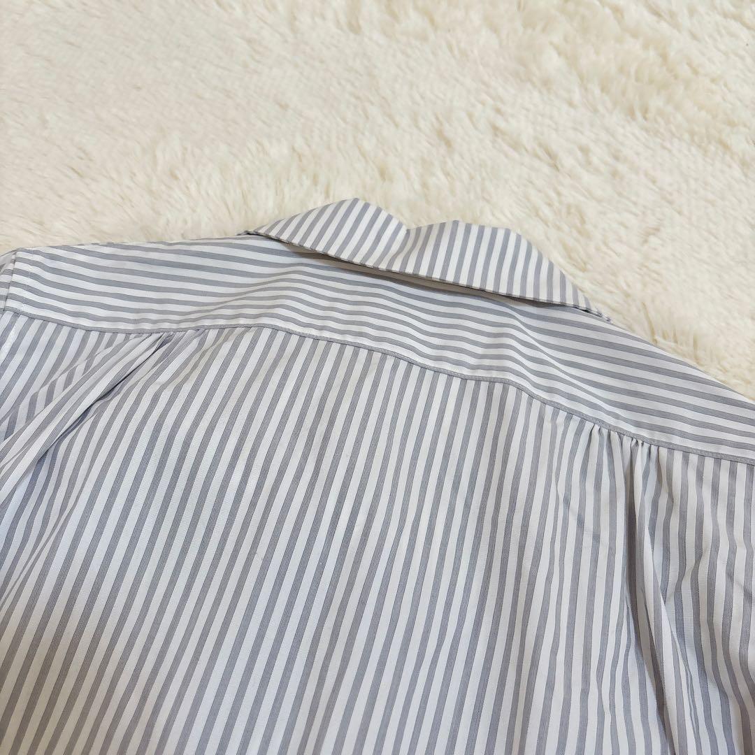 希少☆COMME des GARCONS ストライプ シャツ フリル 丸襟