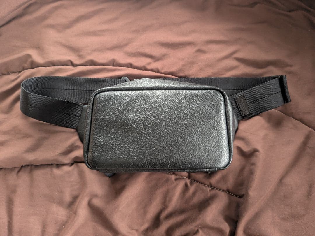 カワニシカバン lauff​［ラフ］​｜撥水レザー ブラック ほぼ未使用品