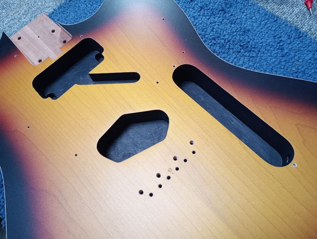 h*n様 オフセットテレキャスター テレマスタータイプ マホガニー/メイプルトッ