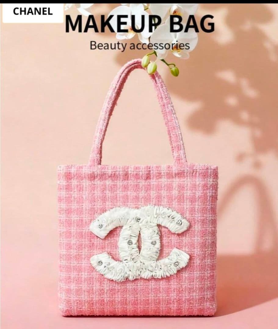 CHANEL メイクアップバッグ ピンク