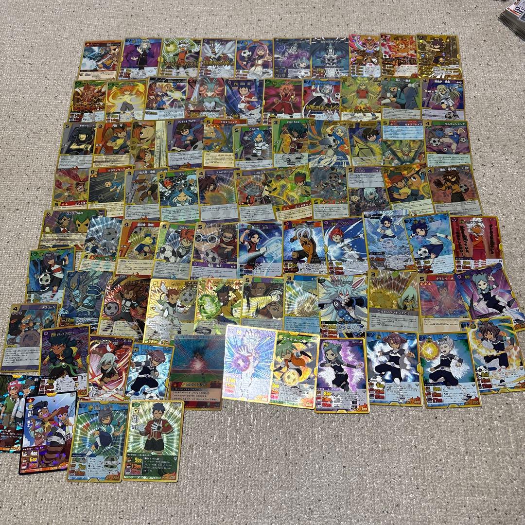 イナズマイレブンTCG カードまとめ売り　光り物のみ　レア　イナイレTCG