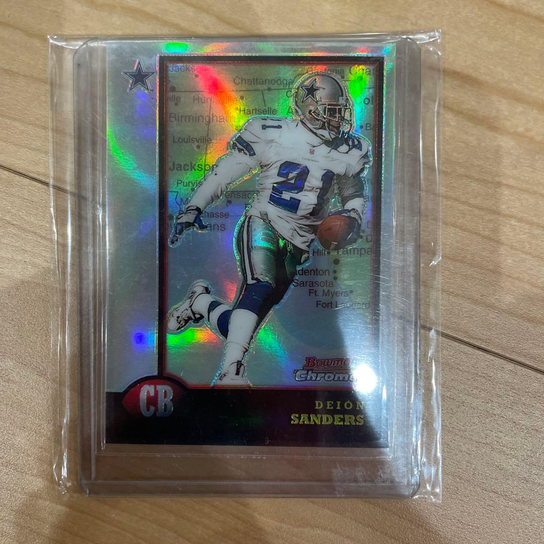 激レア ディオン サンダース NFLカード 90年代 リフラクター
