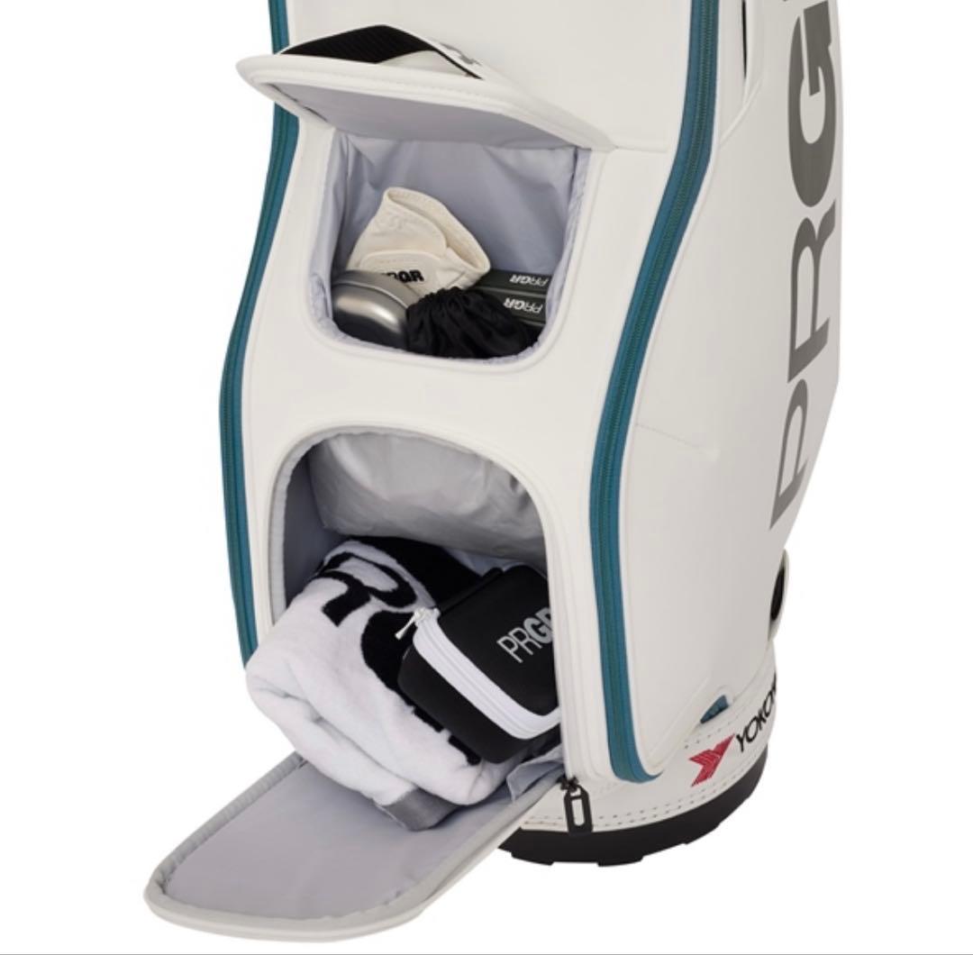 【スポーツモデル】PRGR キャディバッグ ホワイト PRCB-252