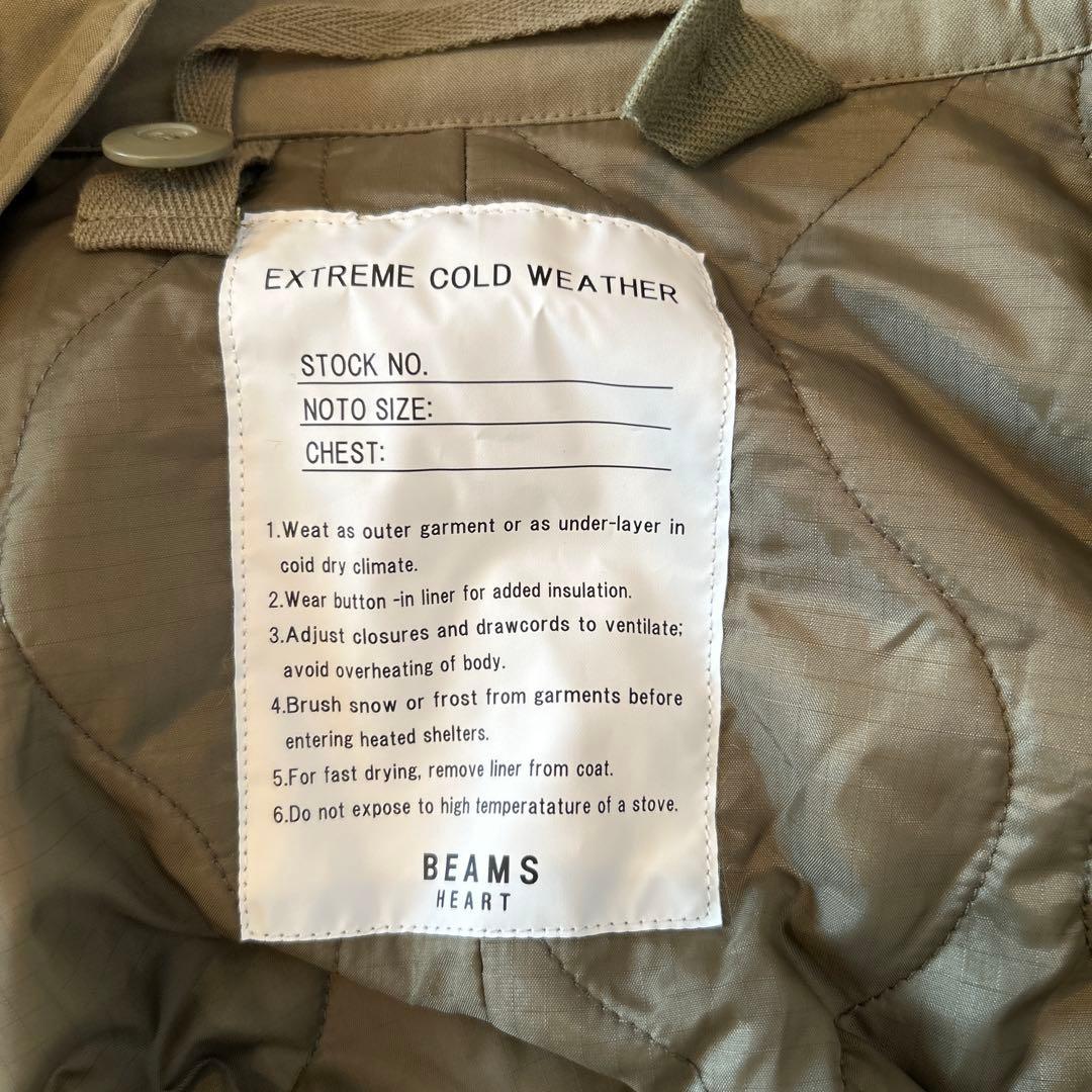 BEAMS HEART MEN 新品フード付モッズコート