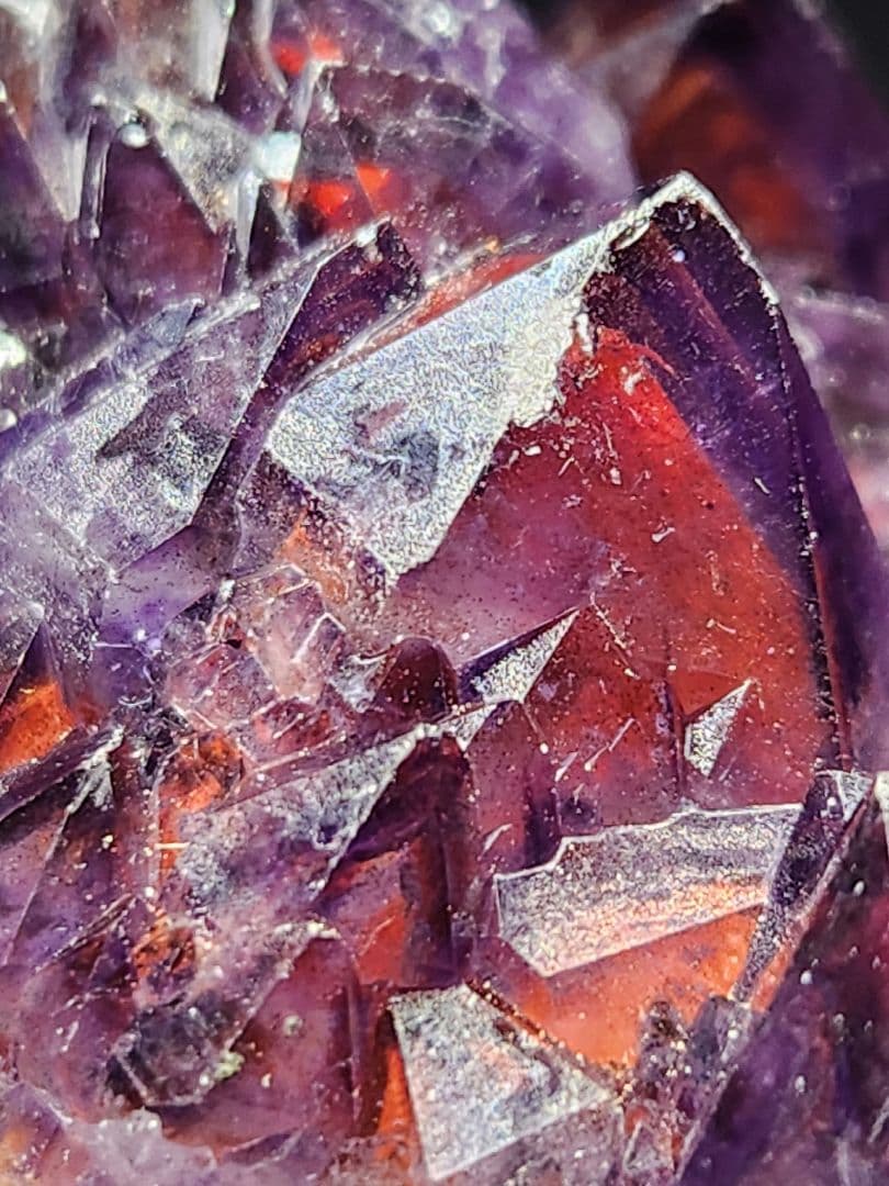 レア✨レッドファントム入り アメシスト クラスター