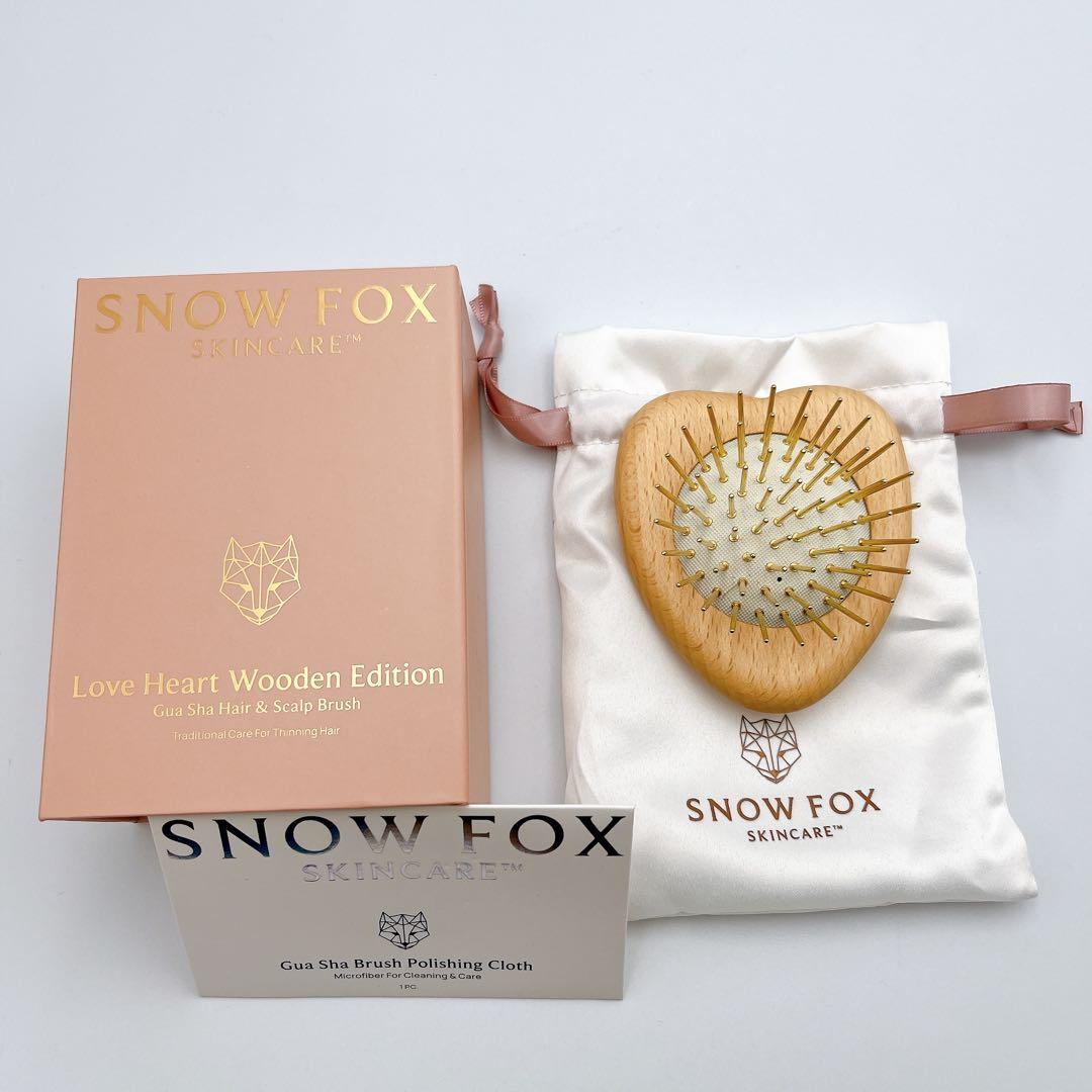 新品✨ FOX プレミアム FOX カッサウッドミニハート ヘアブラシ