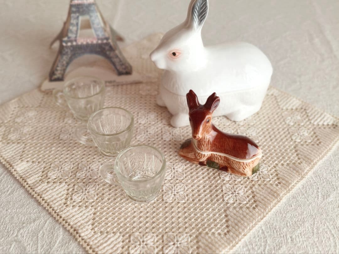 【まーちゃんさま】vintage pot ୨୧ 小鹿さん miniテリーヌポット