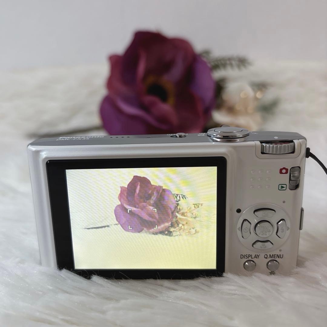 【美品】 Panasonic LUMIX FX35 ホワイト 付属品付