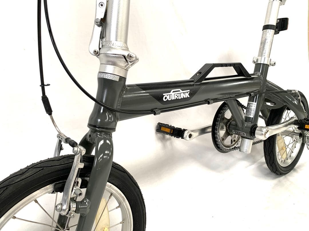 【即乘】OUTRUNK 折り畳み自転車 14インチ 8.3キロ ミニベロ
