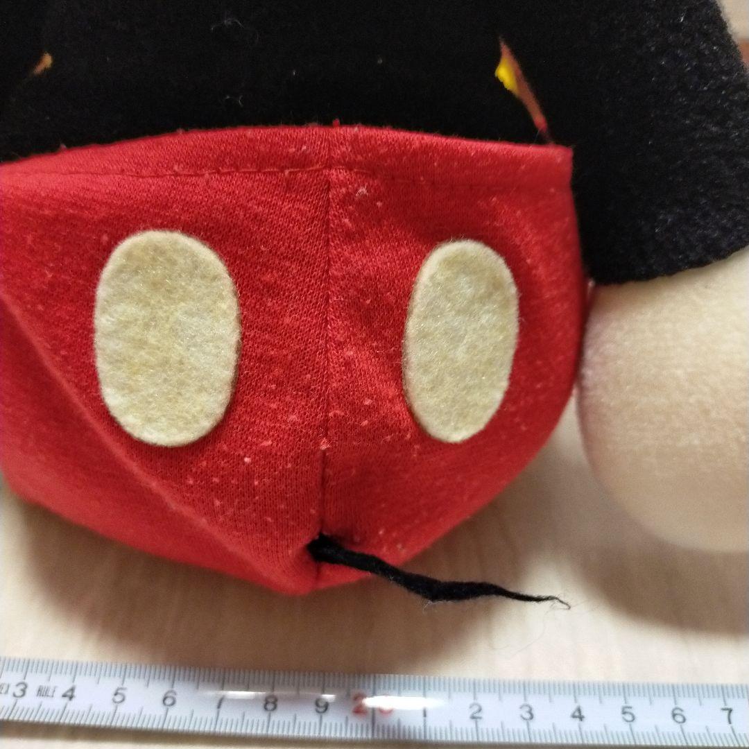 ミッキーマウス ぬいぐるみ 約40cm　白　ホワイト　ぬい活　平成　レトロ