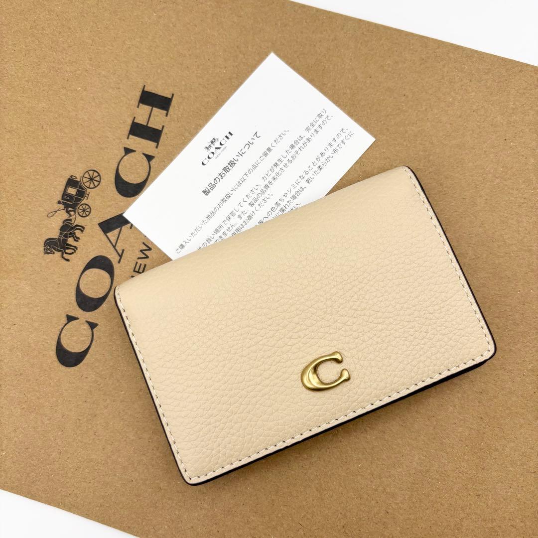 【COACH☆新品】エッセンシャル ビジネス カード ケース！名刺入れ！