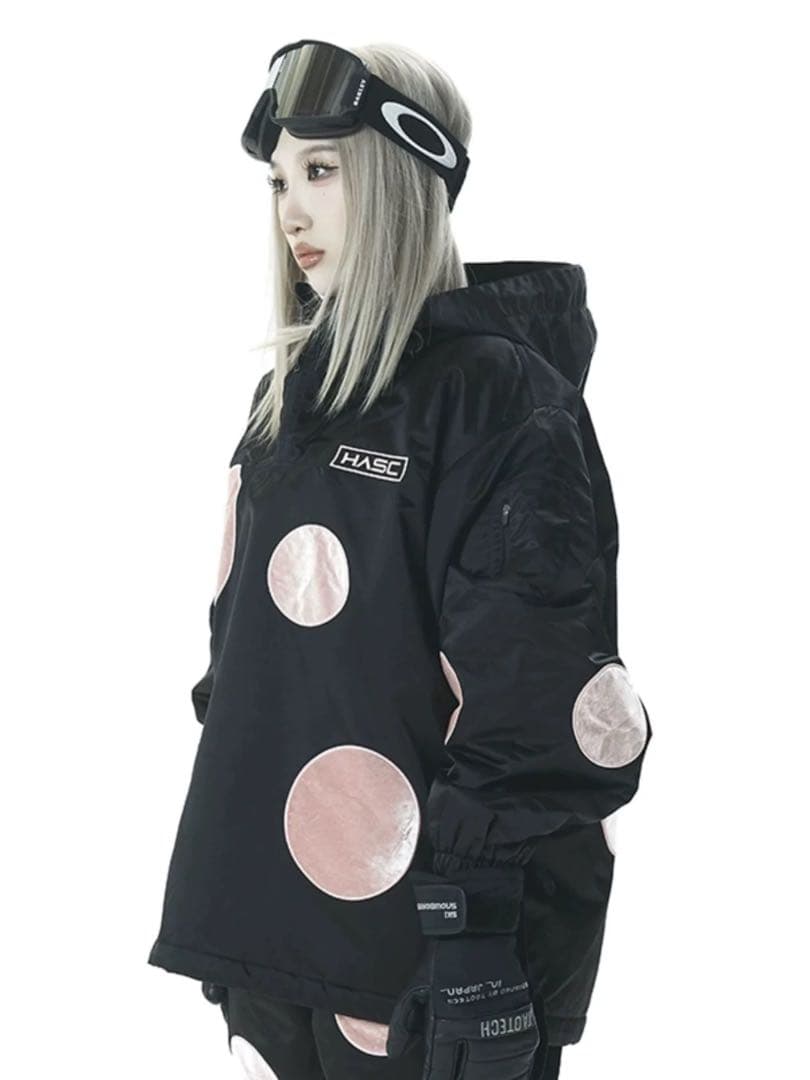 新品未使用 プルオーバー スキージャケット ブラック M 男女兼用 日常使用可