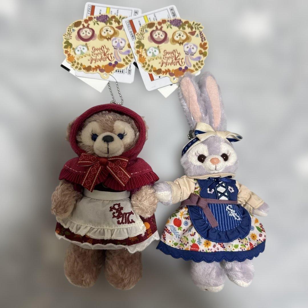 シェリーメイ　ステラルー　秋のぼうけん　ぬいぐるみバッジ