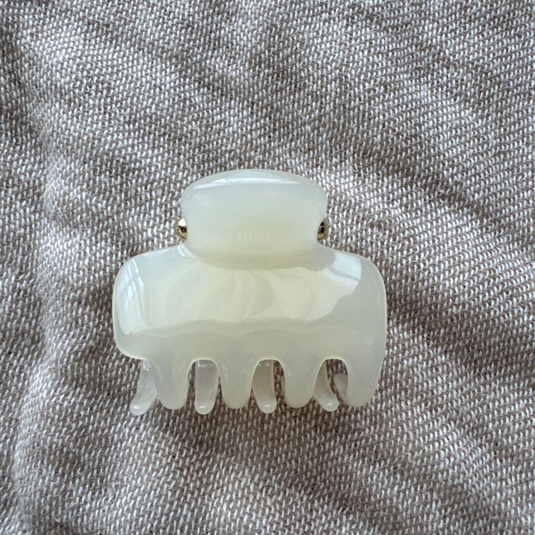 【とも様】UNDO HAIRWARE CLAW CLIP No. 2 ホワイト