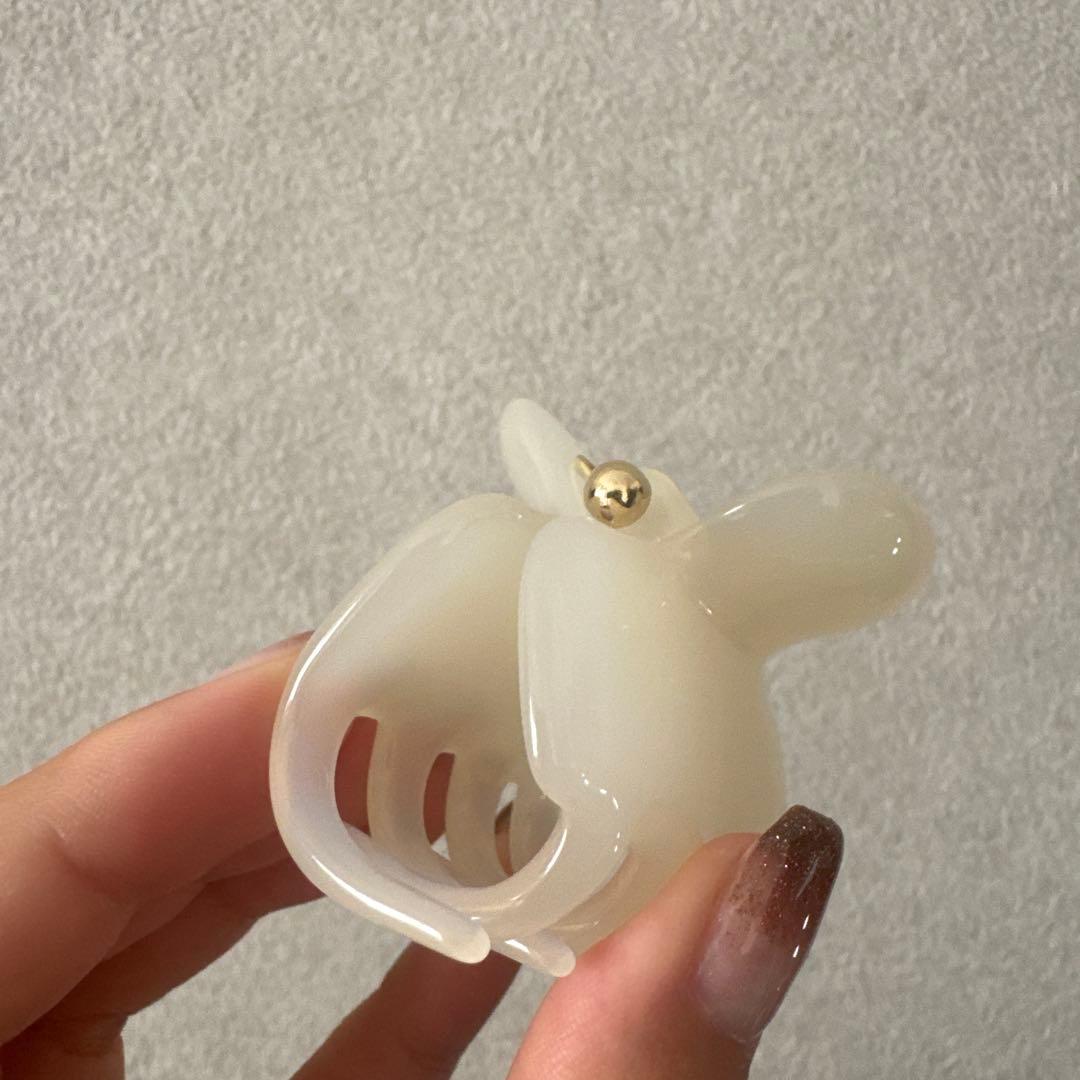 【とも様】UNDO HAIRWARE CLAW CLIP No. 2 ホワイト