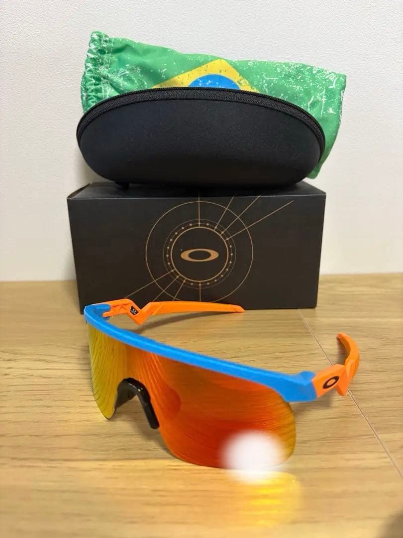 【グロッキー】Oakley サングラス オレンジ/青