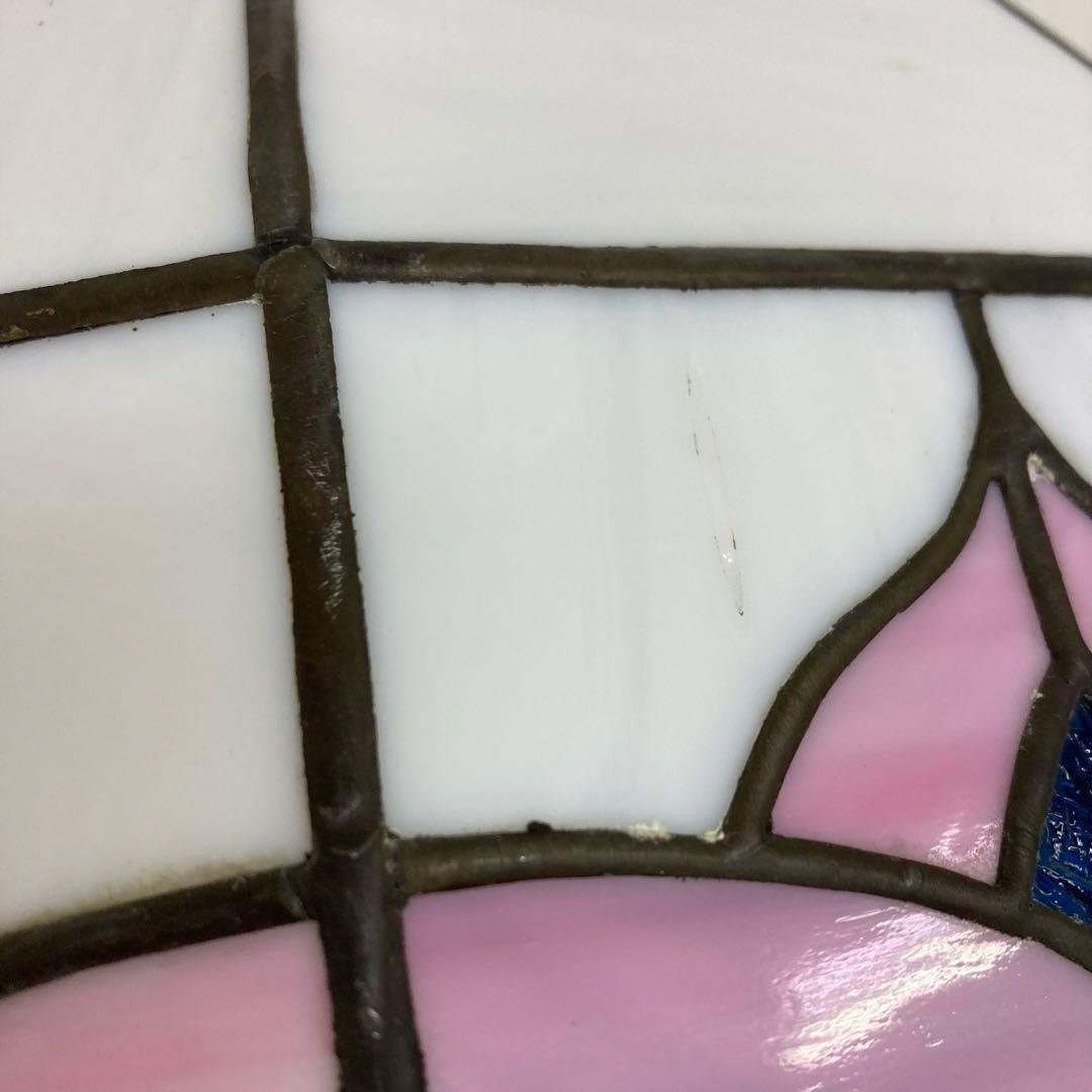 A281-53 アンティーク ステンドグラス吊り下げ照明器具 吊り下げランプ