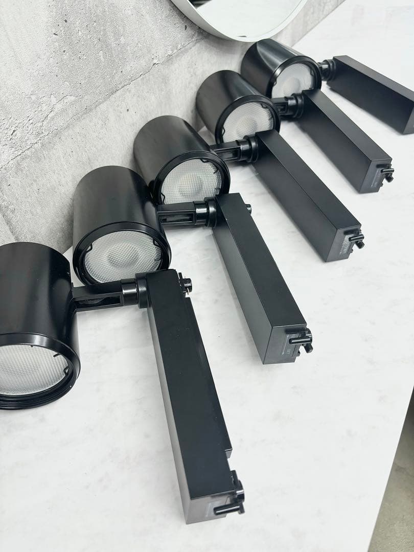 【超美品】LEDスポットライト ブラック5個セット