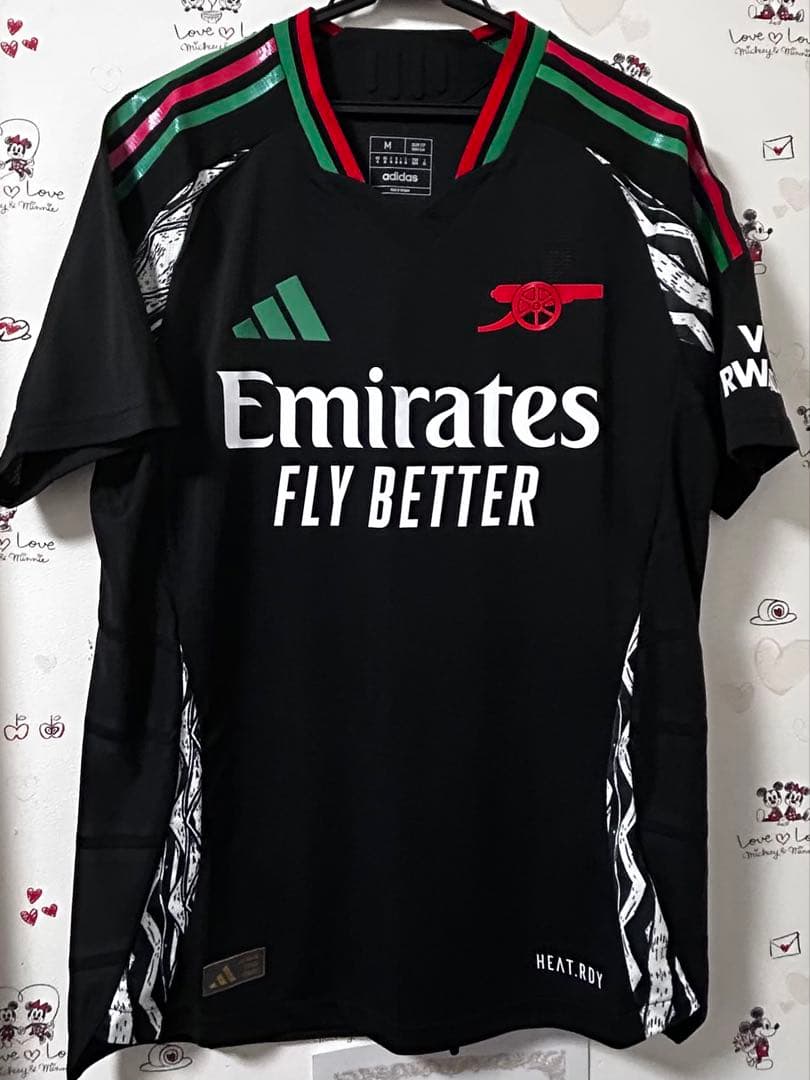 adidas Arsenal 2021-2022 ブラックMサイズ