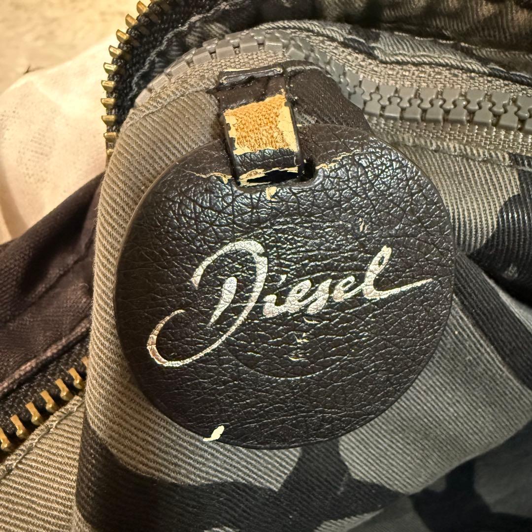 DIESEL archive l logo ショルダーバッグ　Y2K 黒