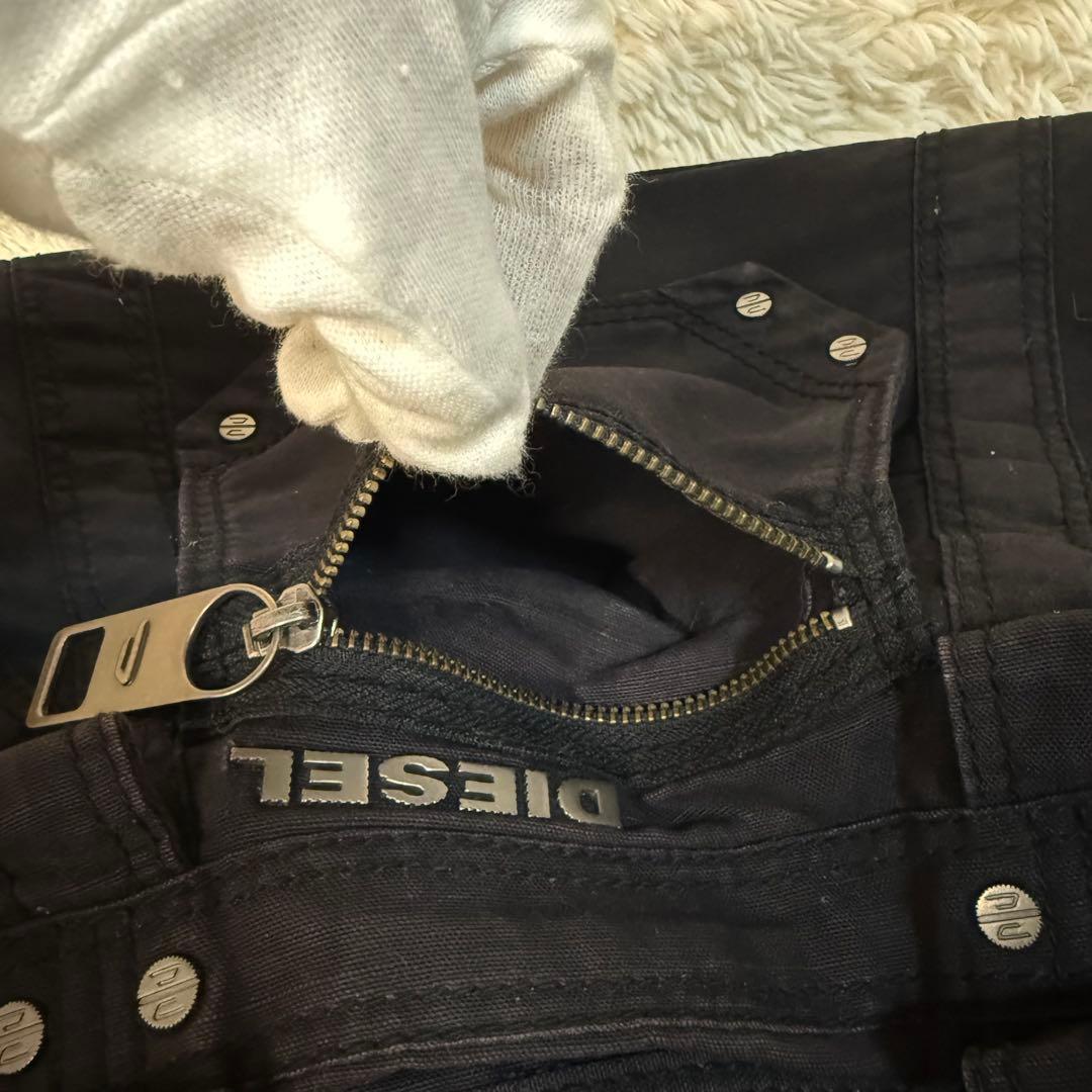 DIESEL archive l logo ショルダーバッグ　Y2K 黒